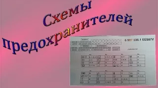 БМВ-7 ( Е65/66 ) Схемы предохранителей