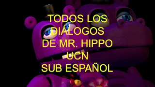 Todos los Diálogos de Mr. Hippo en Ultimate Custom Night Subtitulados al Español