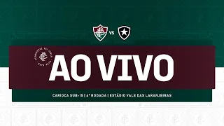 AO VIVO - FLUMINENSE X BOTAFOGO | CAMPEONATO CARIOCA SUB-15 | 4ª RODADA