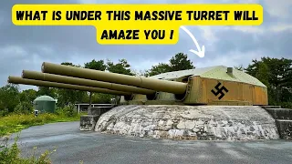 Inside one of the LARGEST WW2 gun turrets EVER. MUST SEE !