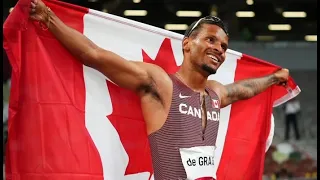 Canadian sprinter Andre De Grasse captures gold at Tokyo Olympics