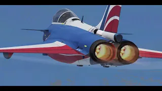 Rafale Solo Display sur DCS world, livrée anniversaire 70 de la PAF