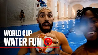 Your different kind of pool party | #REDDEVILS | World Cup 2022