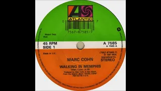 Marc Cohn - Walking In Memphis on FM Station from a 1946 RCA Victor Table Radio.