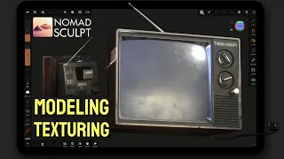 Hard Surface Modeling ,Texturing | Nomad Sculpt Tutorial [Full process explained]