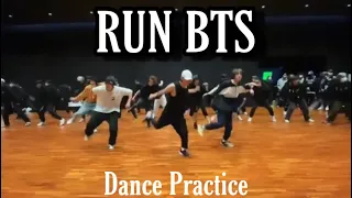 달려라 방탄 RUN BTS Dance Practice clips (posted by THV Instagram story)🔥