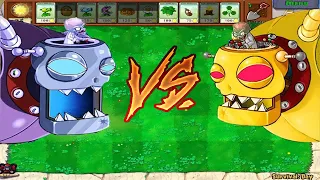 Plants vs Zombies Minigames Zombotany 2  - 1 Dr. Zomboss vs Pea FIRE and Pre ICE