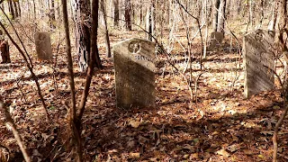 Huge Forgotten Cemetery Discovered In The Woods Of Georgia | Family Cemetery (Part 1)