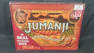 Unboxing: Jumanji: The board Game in a real Wooden Case!