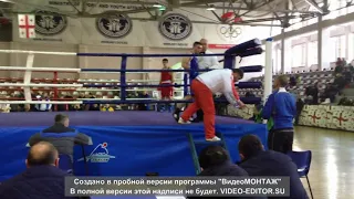Armen Grigoryan. Boxing.  Georgian National Championship (Quarterfinal 2015)