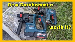 Bosch GBH18V 22 any good for drilling rock? Vs GBH 18V-21