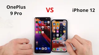 OnePlus 9 Pro vs iPhone 12 SPEED TEST