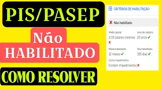 PIS 2024 NÃO HABILITADO , ERROS NA MÉDIA SALARIAL, COMO RESOLVER?