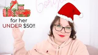 *GIFTS FOR HER UNDER $50* Holiday Gift Guide 2022 || Holidays on a budget!!