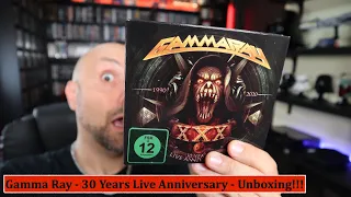 Gamma Ray - 30 Years Live Anniversary - Unboxing!!!