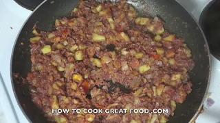 How to make Corned Beef Hash - Corned Beef Hash Recipe - Canned Beef Hash