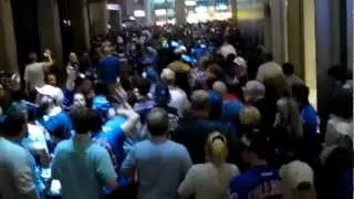 Rangers vs. Caps - 2012 ECS Game 7 - Celebration Outside MSG