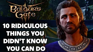 Baldur's Gate 3 - 10 Ridiculous Things YOU DIDN'T KNOW You Can Do