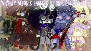 |•|William Afton and FNAF1 In A Room for 24 hours!|•|FNAF|•|Gacha club|•|BIRTHDAY/69K SPECIAL|•|