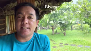 Ang Pagninilay sa Unang Pagbasa, Biyernes, july 21, 2023, Exodo 11:10-12:14