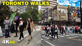 Downtown Gerrard Street Walk in Toronto (Sept 2021)