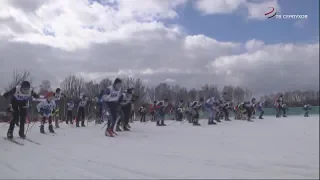 В Серпухове прошел седьмой праздник детского лыжного спорта