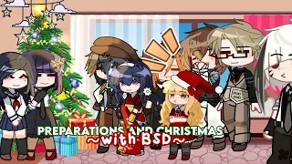 Preparations and Christmas with Bungou Stray Dogs [BSD] // gacha club / lazy