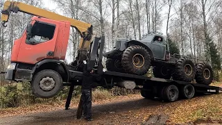 Болотоход ЗИЛ-157 уезжает... Его ждет нечто эпичное!