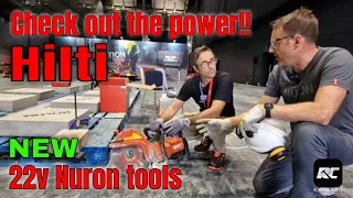 Hilti Nuron, Amazing power and potential!! New Tools and battery platform