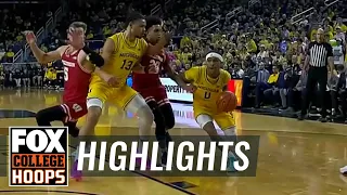 No. 11 Wisconsin Badgers vs. Michigan Wolverines Highlights | CBB on FOX