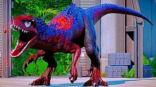 Spiderman Indominus REX, Hulk, Superhero, Joker - Jurassic World Evolution Superhero Dinosaur Story