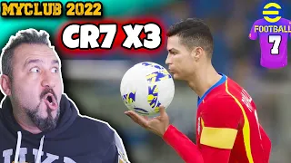 ME: RONALDODAN Bİ CACIK OLMAZ! RONALDO: HAT-TRICK! ⚽ | PES 2022 (Efootball 2022) RÜYA TAKIM #7