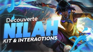 DÉCOUVERTE de la dernière DINGUERIE de RIOT GAMES - NEW CHAMPION NILAH KIT & INTERACTIONS