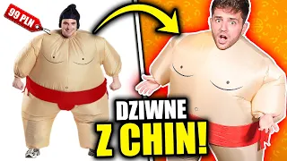 Testuje DZIWNE GADŻETY Z CHIN! *strój Sumo*