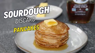 Sourdough Pancakes Recipe 🥞 Easy + Delicious | Sourdough Discard Pancakes | Jessica Rosetti