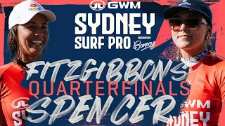 Sally Fitzgibbons vs Alyssa Spencer | GWM Sydney Surf Pro - Quarterfinals Heat Replay