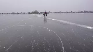 Schaatsen op de Vuntus in Loosdrecht 3 maart 2018