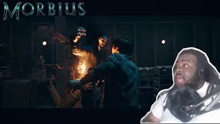 Morbius First Vampire Transformation Clip Reaction