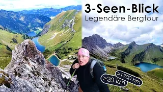 3-Seen-Blick Bergtour - Lachenspitze, Steinkarspitze, Landsberger Hütte und Vilsalpsee