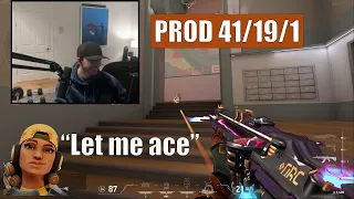 PROD Drops 41 Kills In Ranked | Split | On Raze | VALORANT