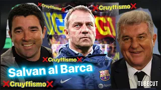 Deco y Laporta salvan al Barca del Cruyffismo con Hansi Flick