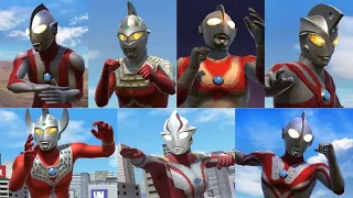 【ULTRAMAN】The 6 Ultra Brothers and Ultraman Mebius【KAIJU】