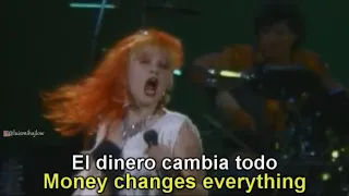 Cyndi Lauper - Money Changes Everything | Sub. Español + Lyrics