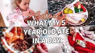 *NEW* BALANCED EATING FOR KIDS| WHAT MY 5 YEAR OLD ATE IN A DAY AT HOME| Tres Chic Mama