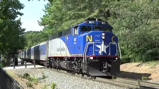 Railfaning Raleigh/Cary, NC Ft. NS, CSX, UP, Amtrak!