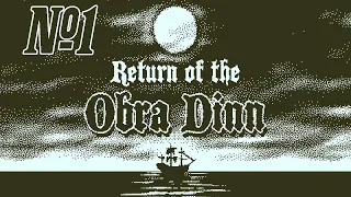 Прохождение Return of the Obra Dinn Серия 1 "Начинаем мистическое расследование"