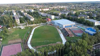 Стадион,  #аэросъёмка,  Киров,  Калужская область