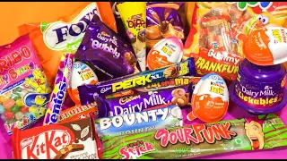 LOT'S OF CANDIES, kinder joy surprise eggs and MORE CHOCOLATES