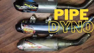 KTM 250 sxf Pipe Dyno Shootout: FMF vs PC vs Bills