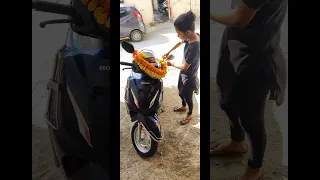 finally taking delivary of new activa❤| congratulations brother ✌ #trending #viralvideos #shorts